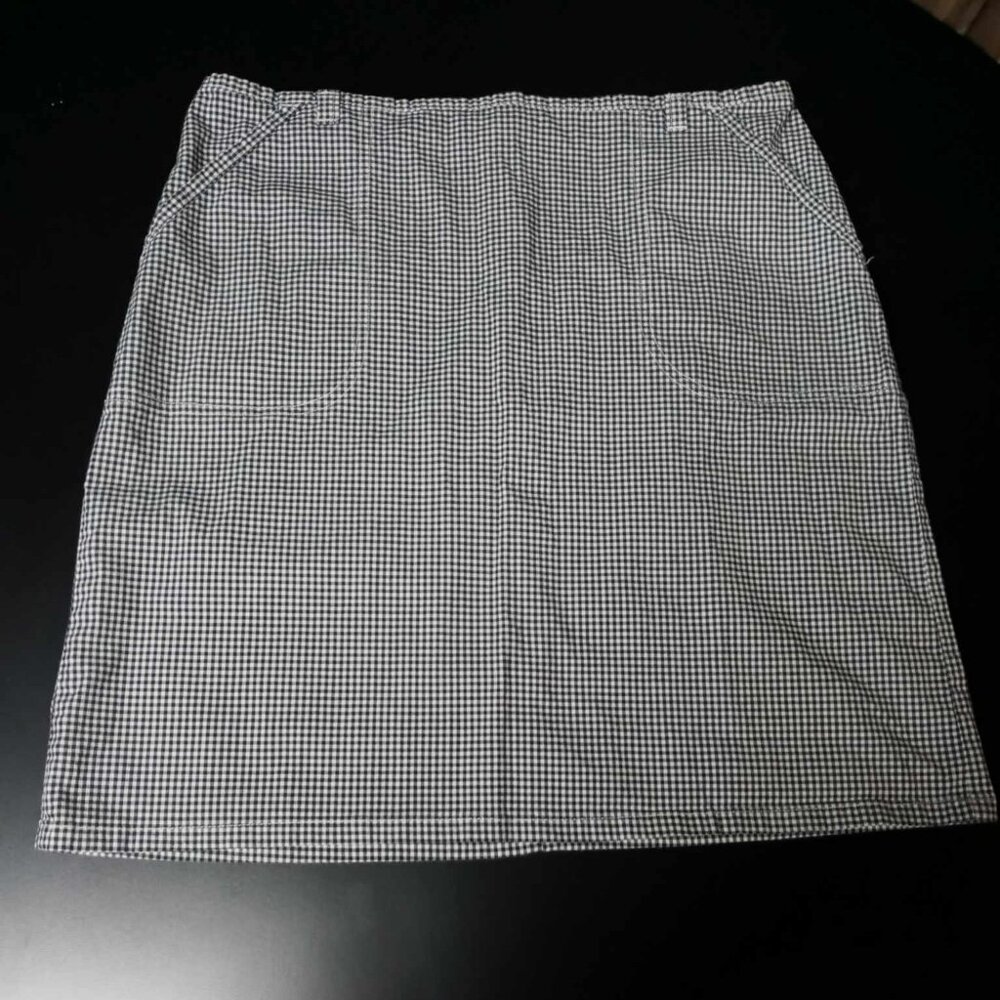 👻3 for $15 Mix & Match👻 GNW Black & White Gingham Skirt